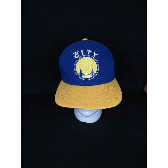 New Era Golden State Warriors Hat Cap 9Fifty The City Logo Snapback Blue H049 - Picture 1 of 7